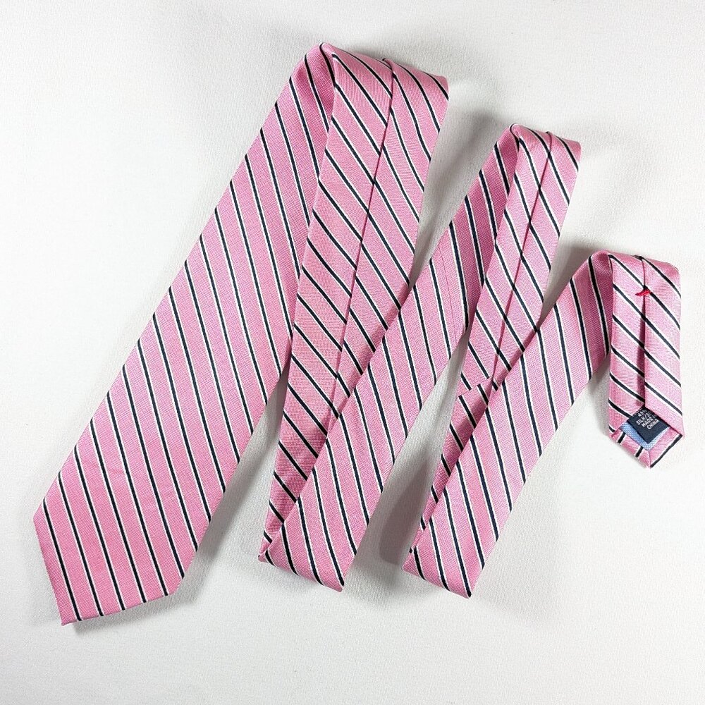 Tommy Hilfiger Candy pink striped neck tie